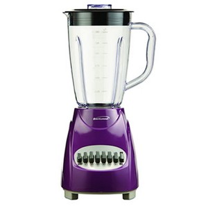 Brentwood 12-Speed Blender (Plastic Jar)-Purple - 1 of 4