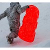 Emsco ESP 48" Day Glow Sno Twin Toboggan TwoRider Sled - Neon Orange - 3 of 4