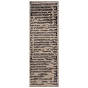 Washed Back Foldable Printed Carpet-Modern-Hand Painted Line, Modern Design Carpet, Modern Carpet, Washed Back Carpet - 1 of 4