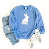 Simply Sage Market Women's Graphic Sweatshirt Bunny With Flowers - 3 of 3
