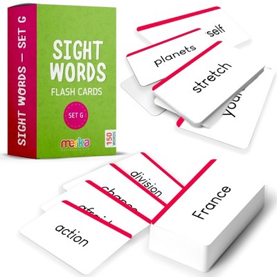 merka Sight Words Flash Cards, Learn to Read Reading Flash Cards for Kids