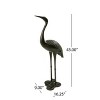 Christopher Knight Home Laziel 43'' Outdoor Aluminum Decorative Crane Design Garden Statue - 3 of 4