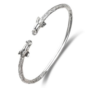 Better Jewelry, Elephant .925 Sterling Silver West Indian Bangle, 1 piece - 1 of 3