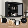 Lyngins Wall Mounted Bathroom Storage Cabinet with Mirror,Modern Bathroom Medicine Cabinet with 6 Open Shelves,Bathroom Wall Cabinet for Bathroom - 4 of 4