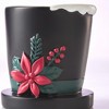 SKL Home By Saturday Knight Ltd Rustic Plaid Snowman Toothbrush Holder - 3.87X3.61X3.61", Multi - 2 of 4