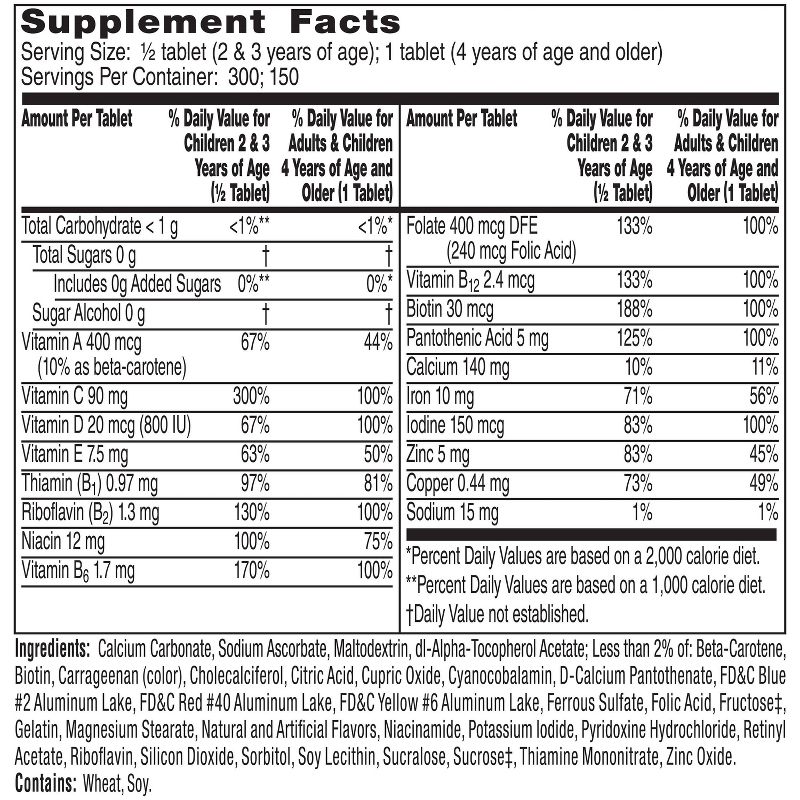 Flintstones Chewable Kids with Iron, Calcium, Vitamin C &#38;  Vitamin D Multivitamin - 180ct, 6 of 8