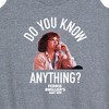 Women's - Ferris Bueller's Day Off - Do You Know Anything Graphic Racerback Tank - 2 of 4
