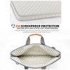 14 Inch Laptop Bag with Shoulder Strap, Slim Messenger Carrying Case Handbag for Men & Women, Fits Acer Asus Lenovo HP Toshiba, Gray - 3 of 4