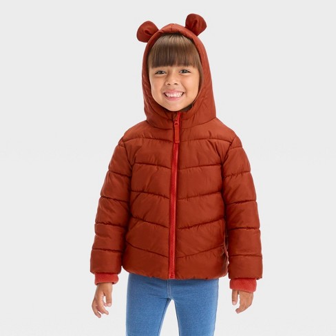 Toddler Puffer Jacket - Cat & Jack™ Brown : Target