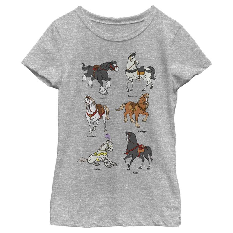 Girl's Disney Favorite Horse Characters T-Shirt, 1 of 6