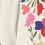 ivory boho floral