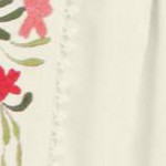 ivory boho floral