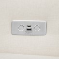Closeup of USB port module
