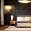 Tangkula Elegant Design Sheer Shade Floor Lamp Light w/ Hanging Crystals LED Bulbs - 2 of 4