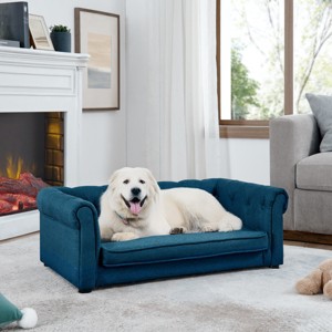 Rectangle Pet Bed,Durable Elevated Dog Couch Sofa,Comfortable Pet Bed Large Dog,Machine Washable High-Quality Fabric Dog Couch-Cuddlewood - 1 of 4