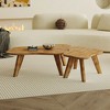 NicBex Modern 47.2" Cloud Shape Coffee Table with Wood Frame for Living Room and Bedroom - 3 of 4