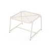 Syemin End Tables Outdoor Side Tables, Hollow out Sofa Table, Anti Rust Small Patio Table Metal Nightstand for Porch, Black, White, 19.5"*18"*13.25" - 2 of 4
