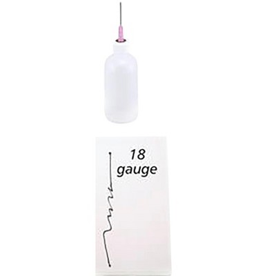 AMACO 18 Gauge Underglaze and Mixed Media Applicator, 2 oz Polyethylene Bottle