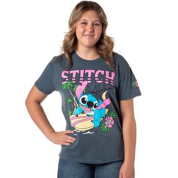Disney Ladies Lilo and Stitch Sweatshirt - Ladies Classic Lilo and Stitch  Tie Dye Long Sleeve Skimmer : : Clothing, Shoes & Accessories