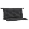 vidaXL Garden Bench Cushions 2pcs Black 39.4"x19.7"x2.8" Oxford Fabric - 2 of 4