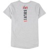 G-III Sports Womens Super Bowl LVI Graphic T-Shirt, Grey, Small - 2 of 2