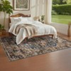 Vintage Machine Washable Rug with Rubber Backing Stain Resistant Rug for Living Room Bedroom - 4 of 4