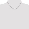 Black Bow Jewelry 1.1mm 14k White Gold Solid Franco Chain Necklace - 2 of 4
