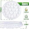 3PCS Deviled Egg Containers with Lid, Deviled Egg Platter Carrier Holder Trays with 66 Slots for Party and Home Kitchen - 2 of 4