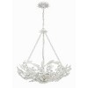 Crystorama Lighting Marselle 6 - Light Chandelier in  Matte White - 3 of 4