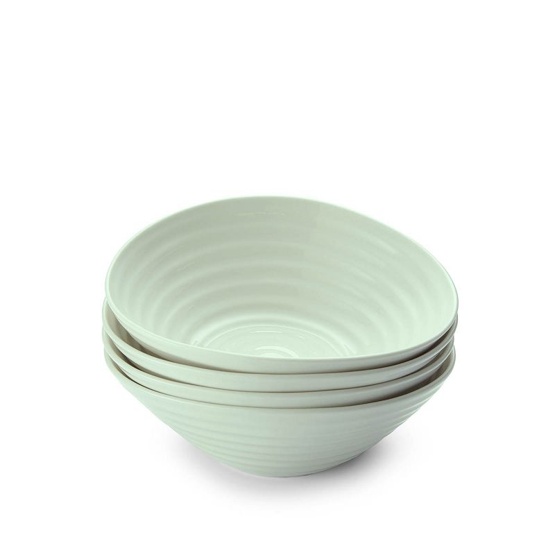 Portmeirion Sophie Conran Celadon Cereal Bowl Set of 4, 1 of 6