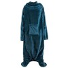 PAVILIA Wearable Blanket with Sleeves and Foot Pockets, Fleece Warm Snuggle Pocket Sleeved Throw for Women Men Adults - 2 of 4