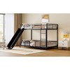 NicBex Twin Over Twin Bunk Bed with Slide and Guardrail with Convenient Gate,Twin Loft Bed with Ladder,Modern Bunk Beds,Bunk Beds for Bedroom - 2 of 4