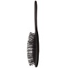 Memoi MeMoi Detangler Hairbrush with Ultra-Soft Flexible Bristles Black One Size - 2 of 3