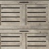 Farmhouse Shoe Cabinet with 2 Flip Down Drawers & 2 Hooks,  Narrow Wood Hallway Cabinet for Small Spaces, Apartments, - 4 of 4