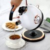 MegaChef 1.8 Liter Half Circle Electric Tea Kettle with Thermostat in White - 4 of 4