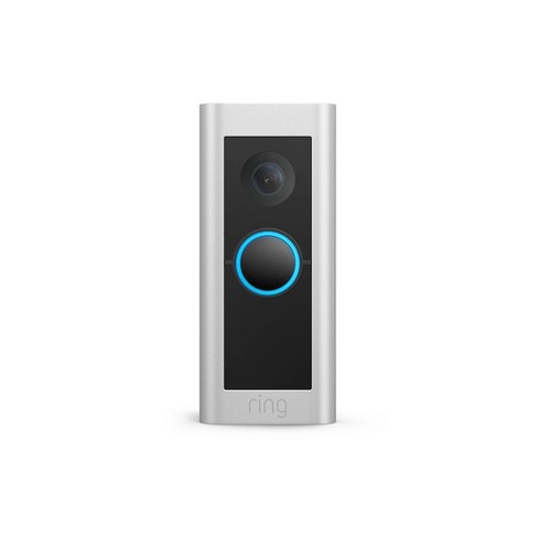 Ring Video Doorbell, Satin Nickel with All-new Ring Indoor Cam, White