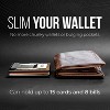 Minimalist Wallet for Men - Slim RFID, Scratch Resistant, Natural Walnut Wood Credit Card Holder & Money Clip - 2 of 4