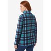Woman Within Microfleece Quarter-Zip Pullover - 3 of 4