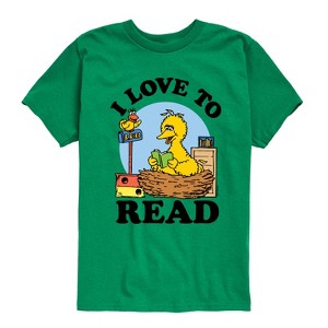 Boys' - Sesame Street - I Love To Read Short Sleeve Graphic T-Shirt - 1 of 4