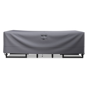 Buenhomino Rectangle Patio Furniture Cover Waterproof Outdoor Dining Table and Chair Cover Anti-UV Outside Sectional Sofa Set Covers - 1 of 4