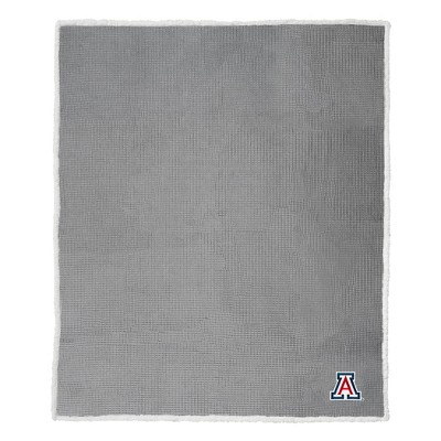 NCAA Arizona Wildcats 50"x60" Waffle Sherpa Blanket