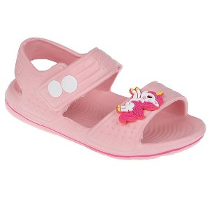 FOAMWALK Toddler Girl's EVA Sandals with Charm Detail- Comfy Sandals for Toddler - 1 of 4
