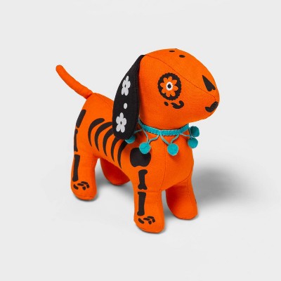 Día de Muertos Plush Dog Decorative Figurine - Designed with Luis Fitch