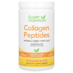 Super Nutrition Collagen Peptides, Chocolate, 13.33 oz (378 g) - 1 of 4