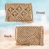 Crossbody Bag Purse For Women Bohemian Shoulder Bag Woven Crochet Purse For Summer Beach Travel Clutch Handbag - 4 of 4