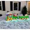 Northlight 4-Piece Holographic LED Lighted Motion Train Set Outdoor Christmas Decoration - 35" - 4 of 4