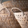 Sullivans Nesting Woven Reed Basket Set of 3, 10.5"H, 10"H & 8"H Gray - 2 of 4
