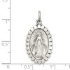 Black Bow Jewelry Sterling Silver Antiqued Miraculous Medal Pendant - 4 of 4