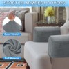Unique Bargains Non Slip Scratch Resistant Soft Armchair Slipcovers with Twist Pins - 4 of 4