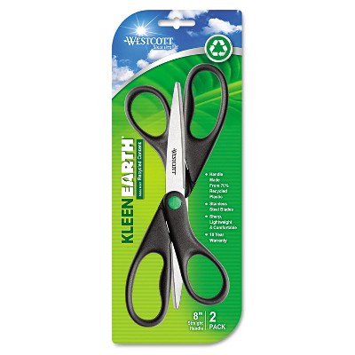 Westcott® All-Purpose Value Stainless Steel Scissors, 8, Pointed